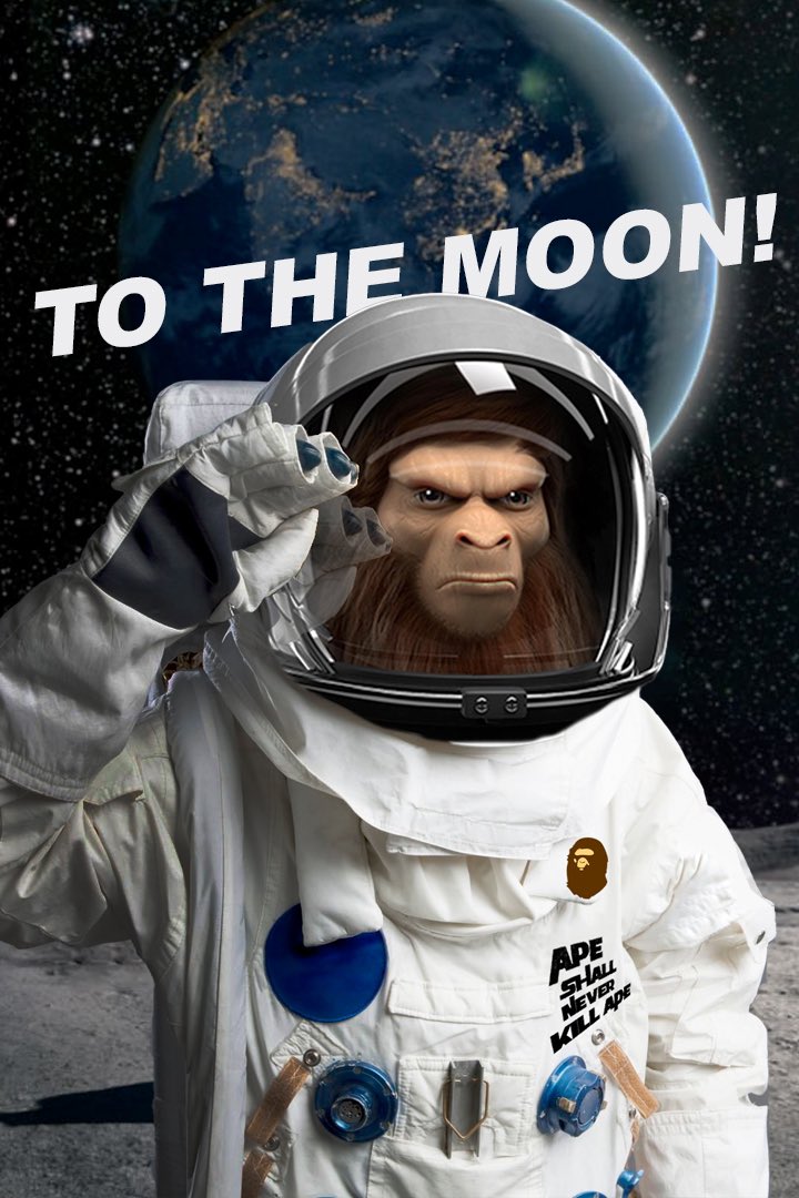 APE SHALL NEVER KILL APE
#BAPETAVERSE #BAPE
OFFICIAL BY BAPE 🚀🚀🚀