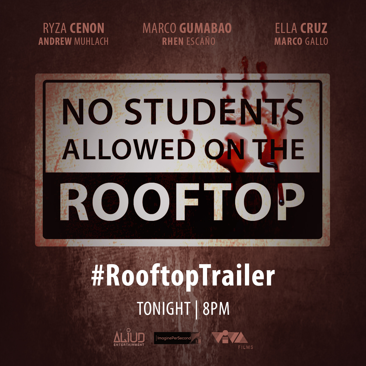 VIVA_Films's tweet photo. Tara, masaya sumigaw sa ROOFTOP!
Abangan ang OFFICIAL TRAILER ng ultimate Barkada Horror Movie ng taon, 'ROOFTOP'. Mamayang gabi, 8PM sa Viva Films social media accounts! #RooftopTrailer #RooftopMovie https://t.co/AH0W0fpL6z