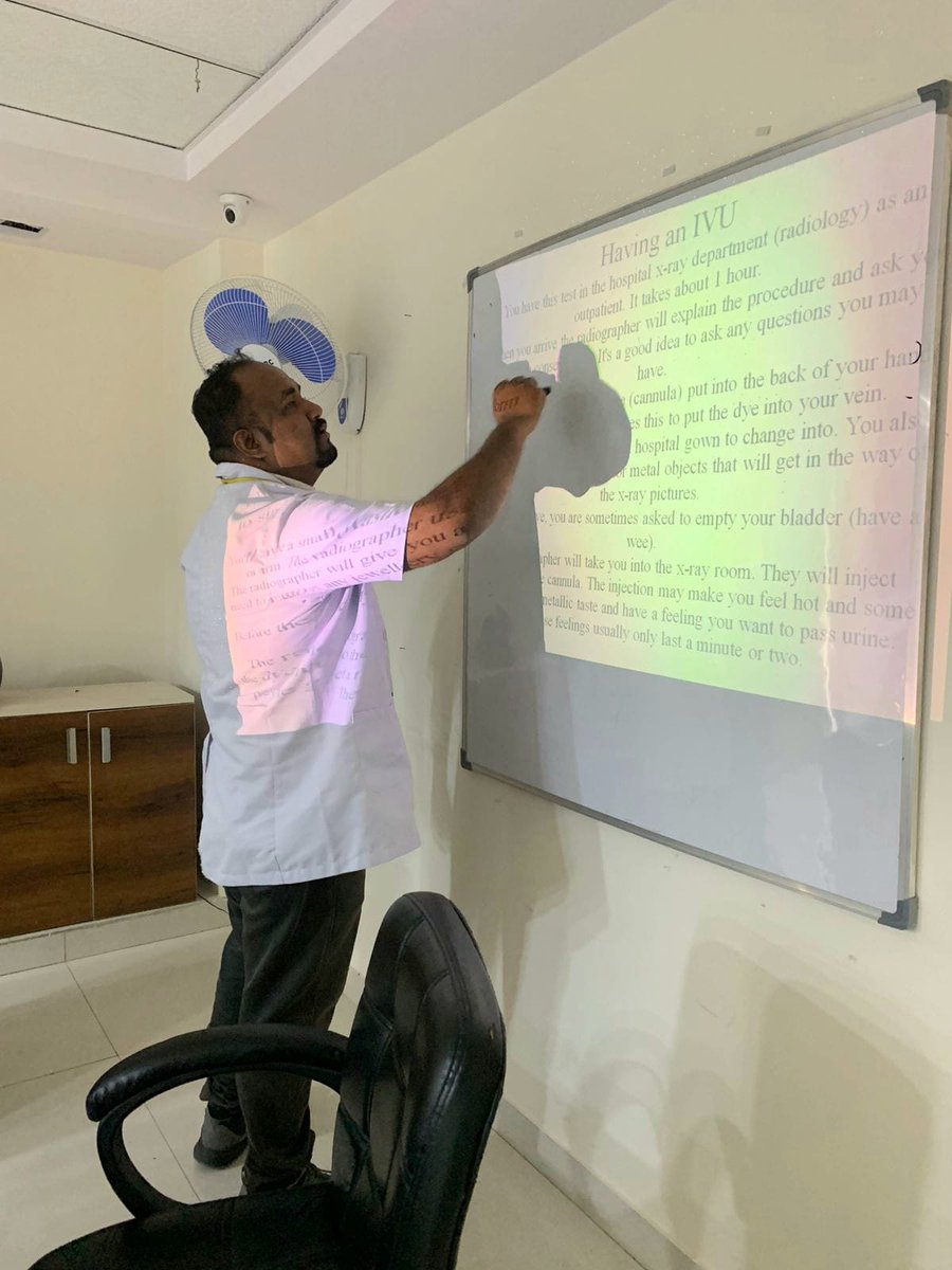 StarEduOfficial's tweet photo. Some glimpses of power point presentation on the topic- IVP, IVU explained by our Radiology student, John.
Well explained John.π
#PresentationClass #Explaination #DXIT #IVP #ParamedicalCourses #Radiology #RadiologyStudent #StarEduStudent #StarEduEducation #StarEdu https://t.co/brahV29tHP