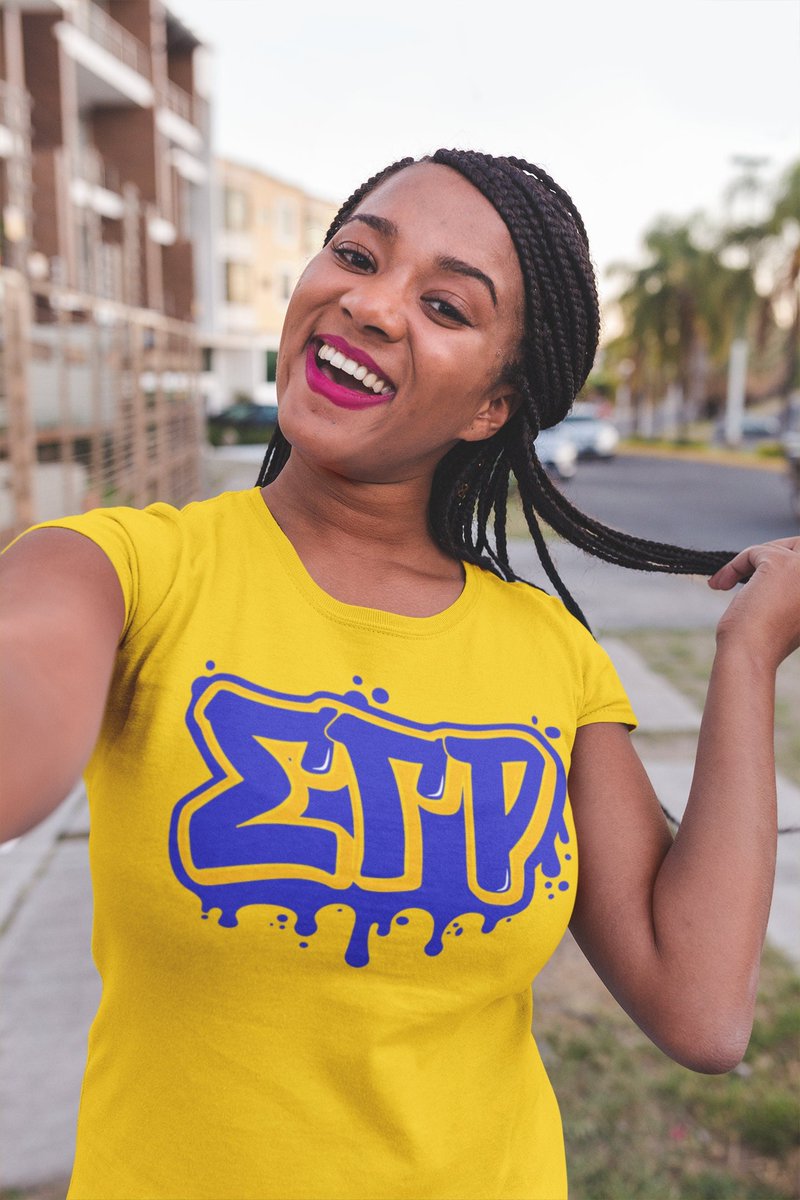 atoyahill's tweet photo. Centennial Ready!  #etsy shop: Sigma Gamma Rho Drip Tee https://t.co/Oa6A39m75K #sorority #soror #sgrho #cgirlcreationz https://t.co/TT0jqNhj2F