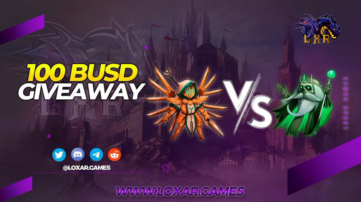 CriptoGemas_R4H's tweet image. 📌 NUEVO SORTEO de 100 $BUSD ❗️

👉🏻 Para participar:

1️⃣ Like y RT de este tw ✅
2️⃣ Seguir @criptogemas_R4H y @LoxarGames ✅
3️⃣ Menciona a 3 amigos ✅
4️⃣ Unirse al Discord: discord.gg/V7cghUeXGS ✅

El sorteo durará 48h 🥳