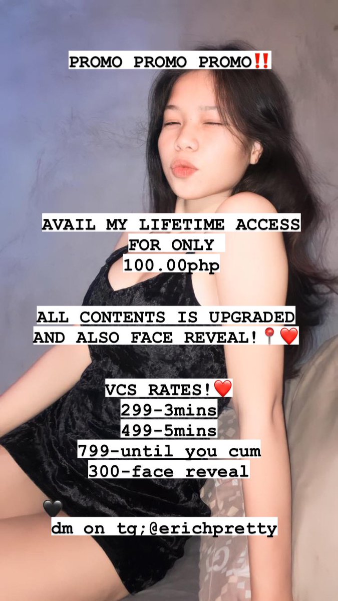 erichsantos123's tweet photo. 100 PESOS FOR VIP CHANNEL LIFETIMEACCESS AND FACE REVEAL WE HAVE A LIMITED SLOTS ONLY!20 SLOTS FOR 100 PESOS ONLY!🥰 100  PESOS MO PWEDE MONG IJAKOL ARAW ARAW! DONT MISSED THIS KIND OF MY PROMOTION!❤️

telegram : @erichpretty

#alterpinay #alter #alternewbie https://t.co/jrQ1P8EV6M