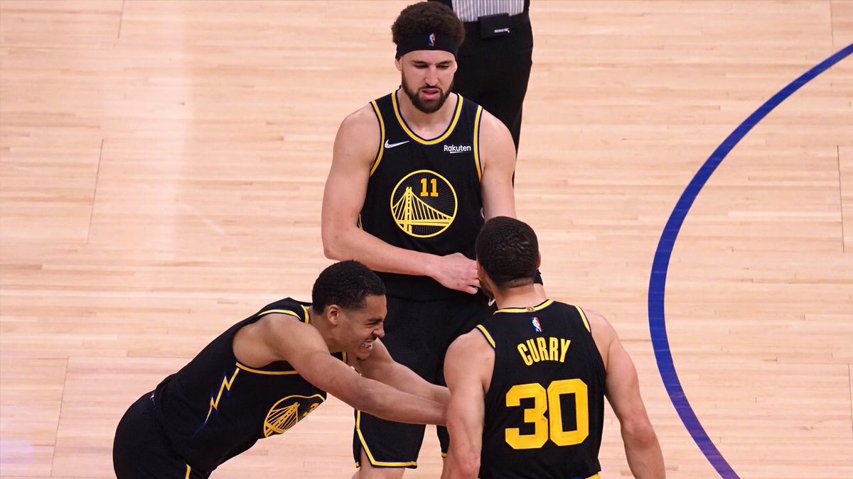 Steph, Klay, and Poole have combined for 71 points in three quarters. The Nuggets have 81 points as a team