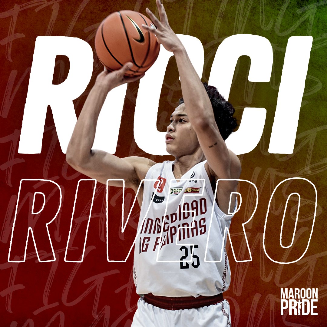 upmaroonpride's tweet photo. Ricci Rivero is the Player of the Game with 19 points, 5 rebounds and 2 assists. #UPFight #MaroonPride https://t.co/ZeE088Zvka