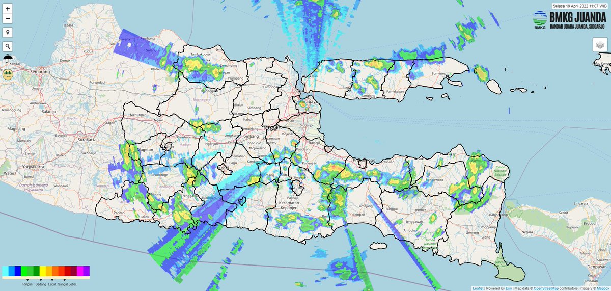 infobmkgjuanda's tweet photo. UPDATE SIANG
Hujan...
Siang ini bbrp wil #JawaTimur kmbli trpantau hujan, diantarany : #Magetan, #Ponorogo, #Nganjuk, #Trenggalek, #Tuban, #Surabaya, #KabMojokerto, #KabKediri, #KabMalang, #KabPasuruan, #KabProbolinggo, #Lumajang, #Jember, #Bondowoso, #Situbondo & #Banyuwangi https://t.co/tkfPPLkLf6