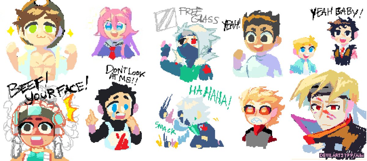 DEVILART2199_'s tweet photo. MS Paint draw pile from Tumblr requests 🎨 https://t.co/8p7kBQ4sX7