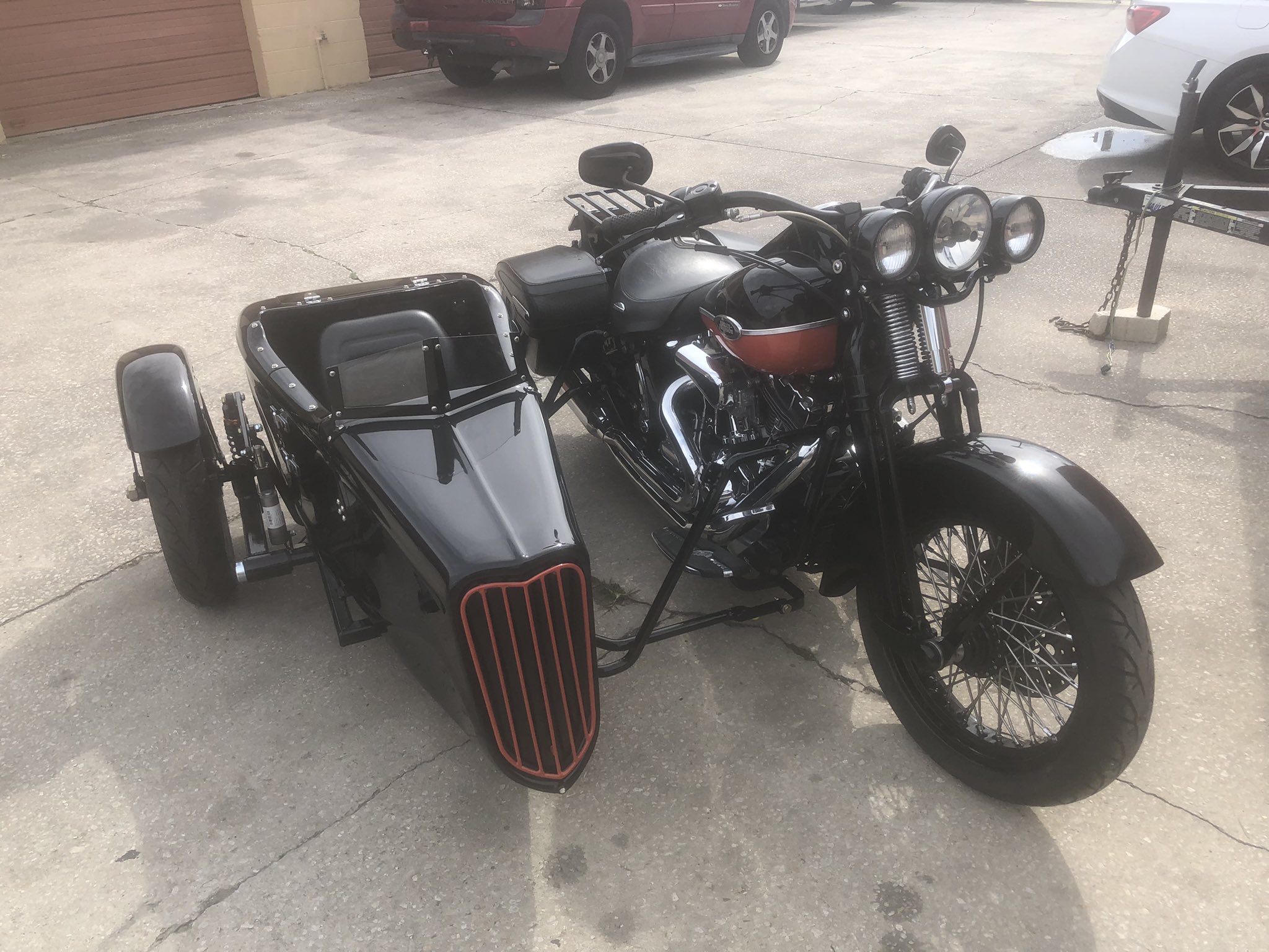 see's candy motorcycle sidecar