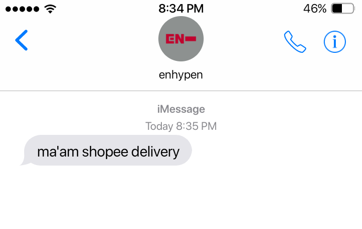 i43kimsn's tweet photo. Enhypen's  hyung  line  as  shopee  delivery  rider

A  thread ; https://t.co/ofGkr7hqGg