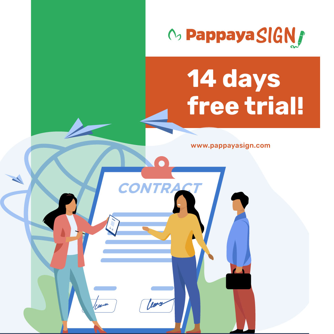 GET 14 days free trial! Full access for #business and monthly starter pack just from #£5 per month that includes reusable #templates, real-time #audit trail and more. 
Visit pappayasign.com

#pappayasign #esignature #secure #safe #digitalsignage