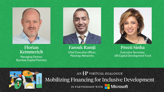 MawinguInternet's tweet photo. Join our CEO, Farouk Ramji, as panelist for @ForeignPolicy
today. How can the public and private sectors collaborate to expand #InclusiveFinancing for sustainable development?
Event time: April 19 at 10am ET #BlendedFin4LDCs.
Event page link: https://t.co/Wz8jnkcdOB https://t.co/A0tmmsjlce