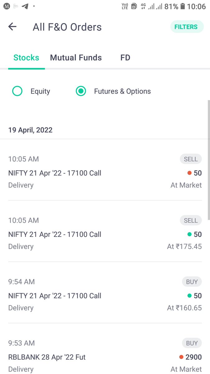 SujayGhosh2802's tweet photo. Jay ho @JayThakkar22 sir #chart show krke squeroff kiya hain.. #amazingcall sir . Superb call sir. #morning gain @deepdbhandari bro @ZeeBusiness #zeeBusiness #profit @NSEIndia #nifty50 #CALL #OptionsTrading #Options #optionbuying https://t.co/dVgXKuDZ2i