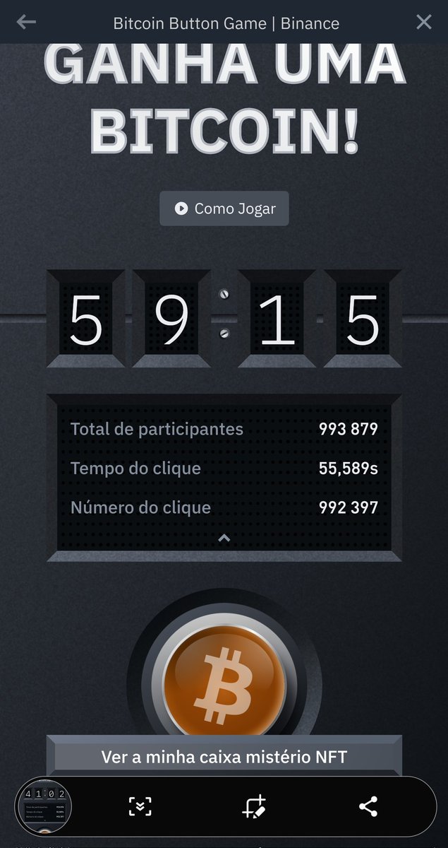 ValterRLSantos's tweet photo. #BitcoinButton #Binance. https://t.co/H2Mvgxeoqu
