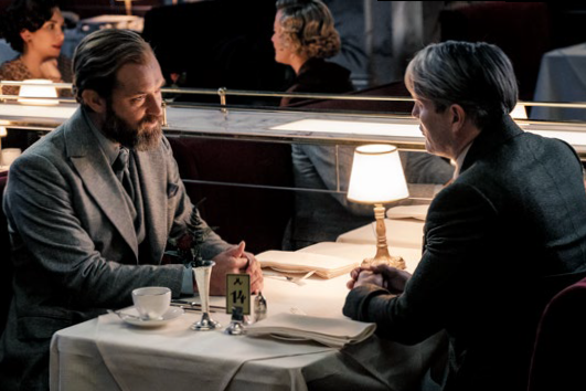SnitchSeeker.com on Twitter: "One last bit - special shout-out to #FantasticBeasts actress Poppy Corby-Tuech (Vinda Rosier) for sharing this #BTS photo of the #SecretsOfDumbledore opening scene restaurant set - where #Dumbledore &