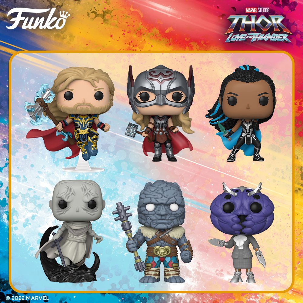 CineMultiverse's tweet photo. New #ThorLoveAndThunder #FunkoPOPs https://t.co/1MqOEUS1KM