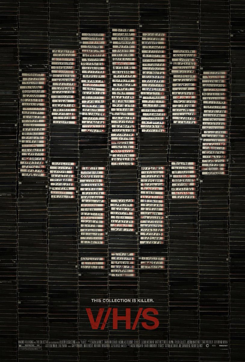 #NowWatching I’m craving a rewatch of this one, I love this anthology horror movie!

V/H/S (2012) 📼🩸📺

Directed by Matt Bettinelli-Olpin, David Bruckner, and 8 others

#Rewatch #VHS #2010sHorror #FilmTwitter #HorrorCommunity