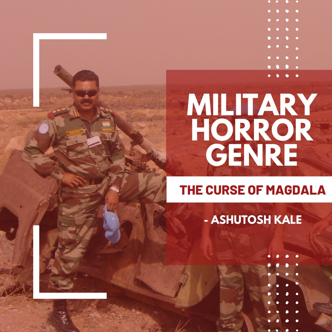 ashkale3's tweet photo. Since most military authors are historians &amp; most fiction writers do not have enough experience in the Military, it remains an unexplored territory. 

Explore the unexplored by embarking on a Military Horror Journey with ‘#TheCurseofMagdala’.

#BuyNow #ReviewNow #Military #Horror https://t.co/ptizBy4cT2