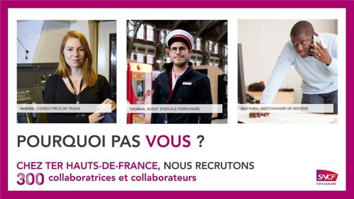 <a href="/TERHDF/">TER Hauts-de-France</a> recrute ! Avec <a href="/Nozmiee/">Noémie C.</a> superstar !