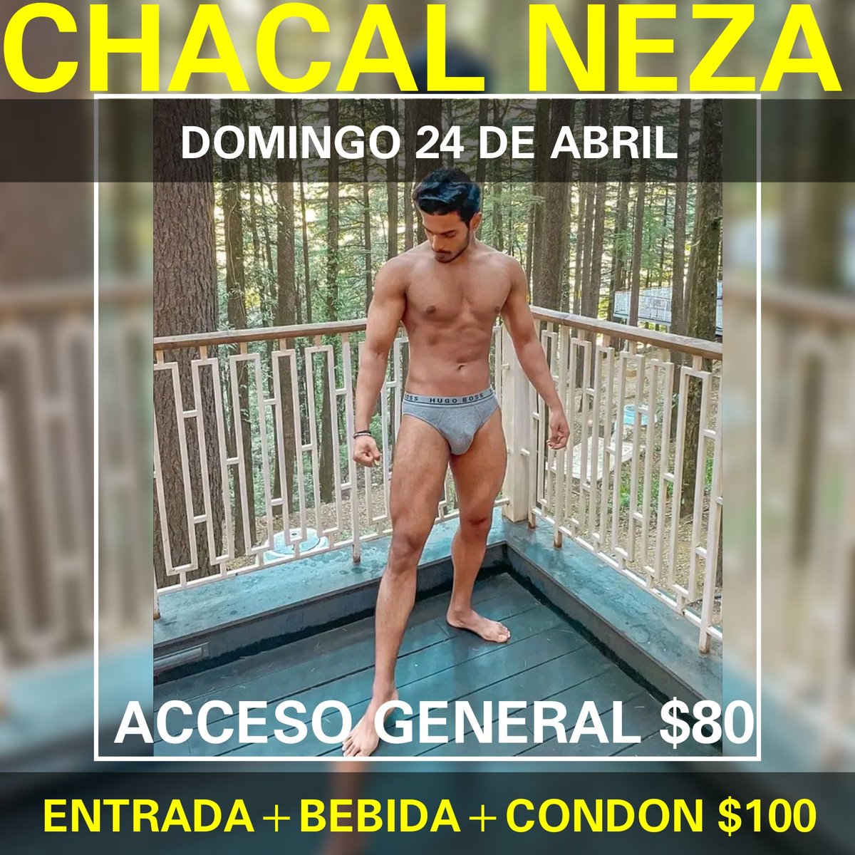 ChacalNeza's tweet photo. DOMINGO 24 DE ABRIL 🥵🥵
DE 1 A 2 PM ENTRADA LIBRE
UBICACIÓN
https://t.co/vZpdoStYVP
Disfruta de nuestras secciones
Bar
Pista de baile 
Cuarto oscuro
zona de tríos
Las mejores bebidas
🥃🍺🍻🥂
*FB y TW @ChacalNeza
Grupo de WhatsApp
https://t.co/dPcB7z0WM7 https://t.co/wmRlagm78g