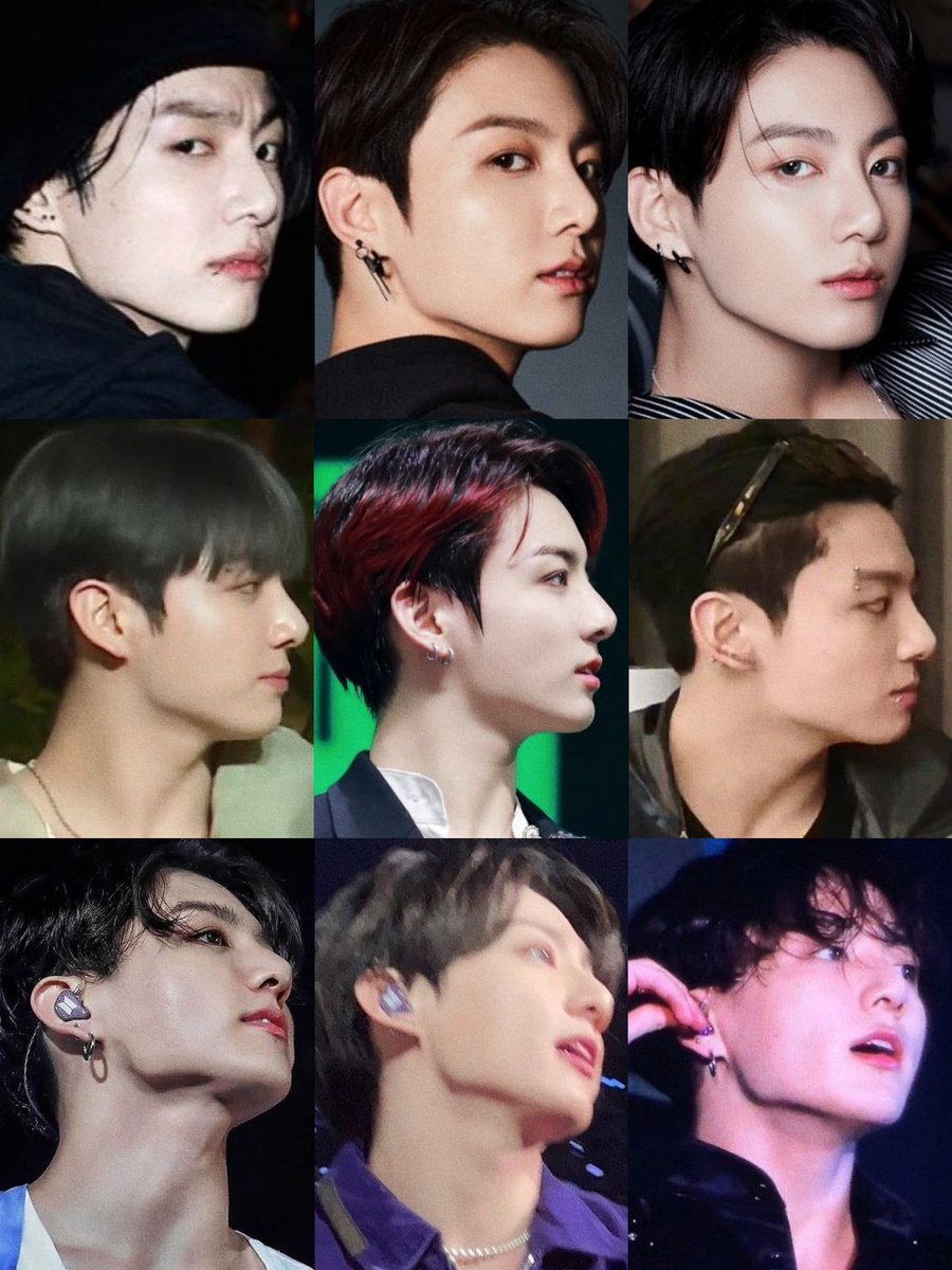 O jungkook é dono do maxilar mais bonito desse mundo, o perfil dele é incrivelmente perfeito😯
