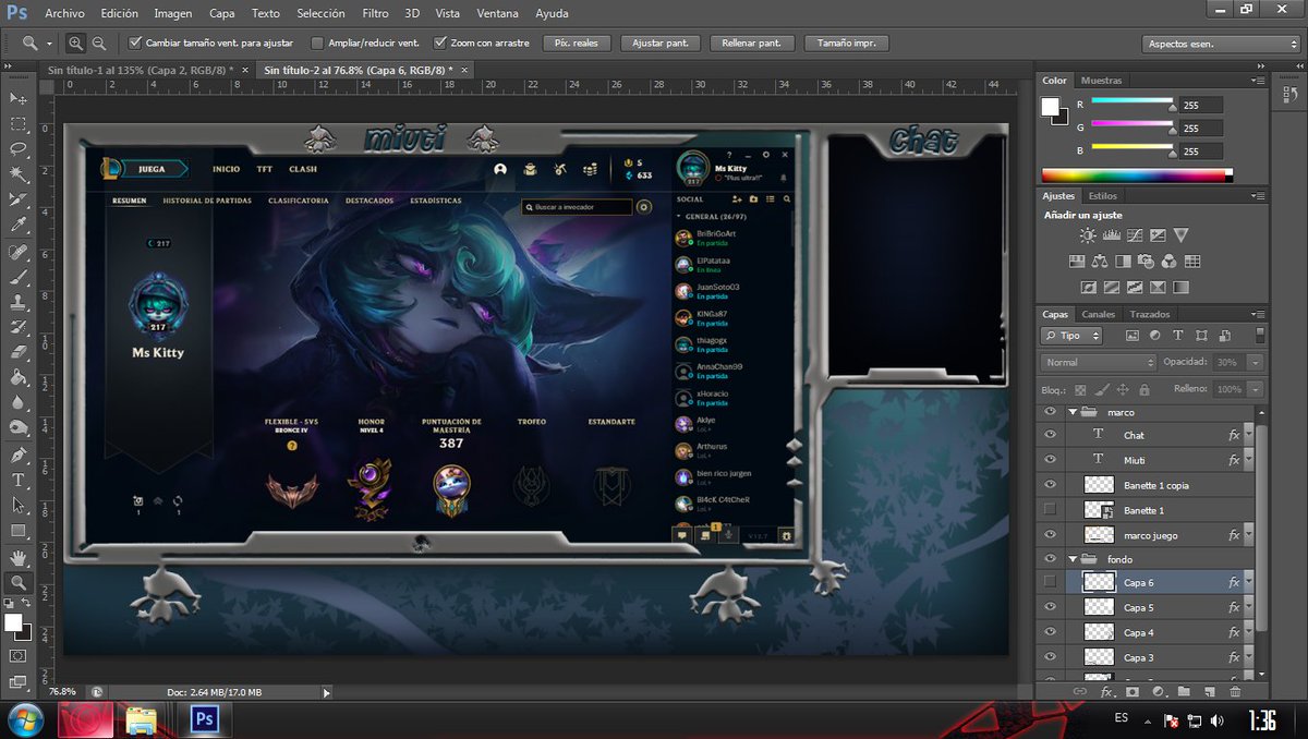 Miuti_VT's tweet photo. Hice esta escena para stremear el cliente del lol y que no vean que uso windows 7 😳👌 https://t.co/wII6o7YJju