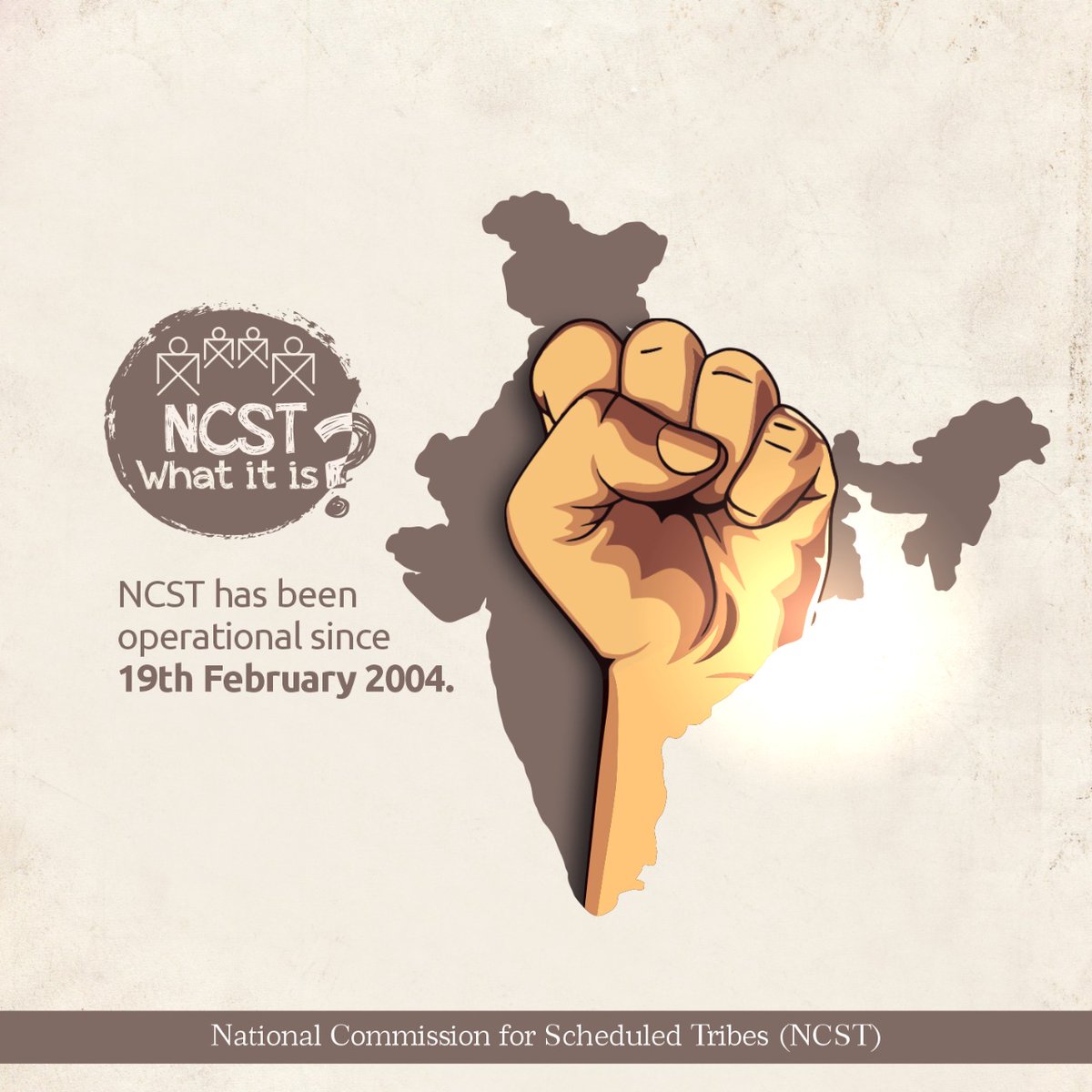 ncsthq's tweet photo. A new beginning of hope since 19th February 2004, for the entire ST Community of India! 

#NCST #NCSTWhatitis #ncsthq #KnowNCST https://t.co/SBEgxI62TD