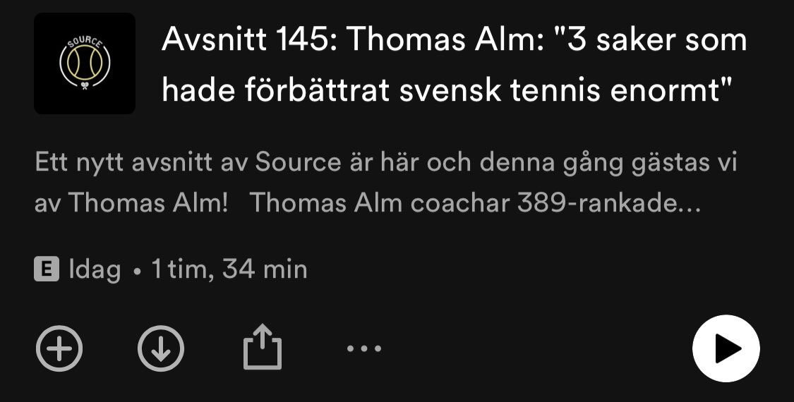 tennisportalen's tweet image. Ett ruggigt fint påskavsnitt ligger ute i etern. 

Mäktiga Thomas Alm gästar! 

Thomas Alm coachar 389-rankade Darja Semenistaja från Lettland och vi får höra allt om fjolårets succé där Darja plockade hem hela 7 futuretitlar!