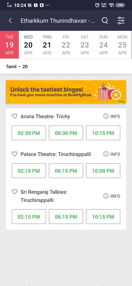 #EtharkkumThunidhavan Running In TN Theaters.👍

@Suriya_offl #VaadiVaasal #suriya41