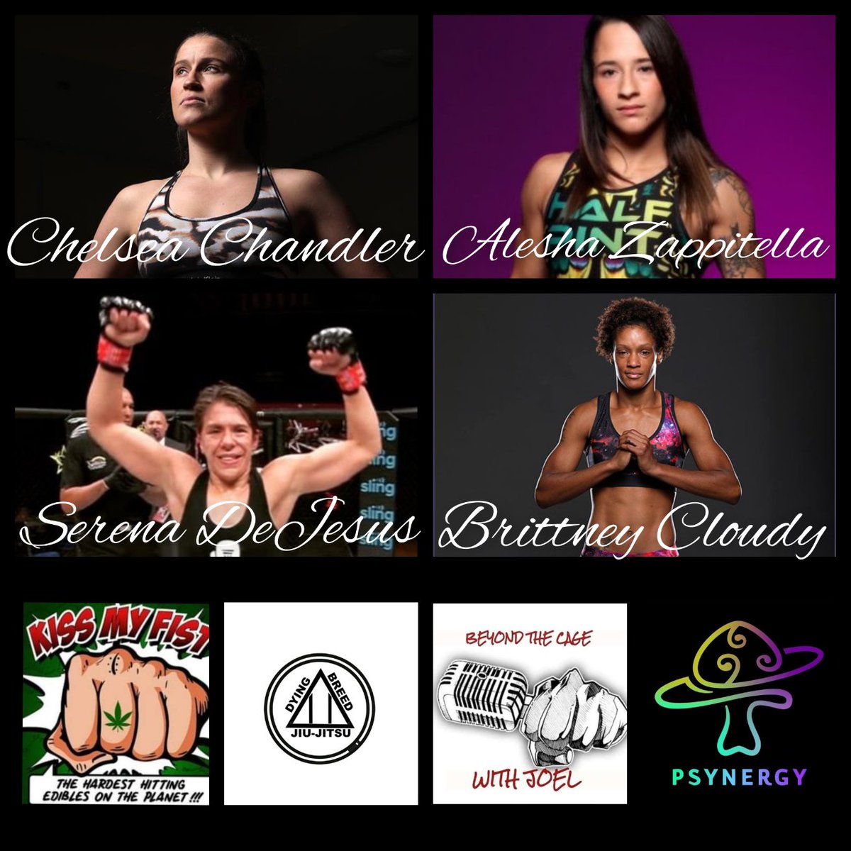 Joel Rojas (Beyond The Cage With Joel Podcast) (@beyond_cagemma) on Twitter photo Super dope session tonight with <a href="/Quietstorm_mma/">quietstorm_mma</a> <a href="/SerenaSouthpaw/">Serena DeJesus</a> <a href="/chelseachand209/">Chelseachandler209</a> and <a href="/aleshazapp/">Alesha Zappitella</a> ! Check out the link below!
Link 🔗
blogtalkradio.com/beyondthecagew…
<a href="/InvictaFights/">Invicta FC</a> #beyondthecagewithjoelpodcast #chelseachandler #serenadejesus #brittneycloudy #aleshazappitella Super dope session tonight with <a href="/Quietstorm_mma/">quietstorm_mma</a> <a href="/SerenaSouthpaw/">Serena DeJesus</a> <a href="/chelseachand209/">Chelseachandler209</a> and <a href="/aleshazapp/">Alesha Zappitella</a> ! Check out the link below!
Link 🔗
blogtalkradio.com/beyondthecagew…
<a href="/InvictaFights/">Invicta FC</a> #beyondthecagewithjoelpodcast #chelseachandler #serenadejesus #brittneycloudy #aleshazappitella