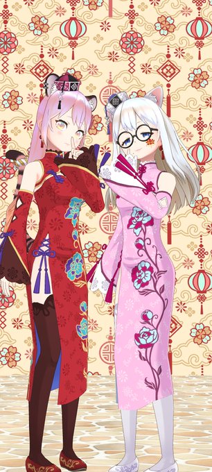 中華服のtwitterイラスト検索結果 古い順