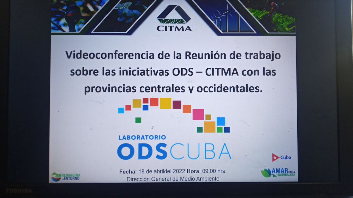 La DGMA, del <a href="/citmacuba/">Ministerio de Ciencia, Tecnología y Medio Ambiente</a> capacita a <a href="/CitmaSancti/">Citma Sancti Spíritus</a> <a href="/CITMAVCL/">Delegación Territorial del CITMA en Villa Clara</a> <a href="/CienfuegosCitma/">Citma Cienfuegos</a> <a href="/citmalahabana/">Delegación Provincial del Citma de La Habana</a> #CiegodeÁvila sobre las iniciativas ODS para el Laboratorio ODS Cuba. #VamosPorMás <a href="/ElbaRosaPM/">Elba Rosa</a> <a href="/SANTANACITMA/">JOSE FIDEL SANTANA NUÑEZ</a> <a href="/ArmandoRguezB/">Armando</a> <a href="/OGAmbienteCuba/">Odalys Caridad Goicochea Cardoso</a> <a href="/MEP_CUBA/">Ministerio de Economía y Planificación de Cuba</a> <a href="/Sussetr_MEP/">Susset Rosales Vazquez</a> <a href="/CubaPaso/">Cuba Con Paso 2030</a> <a href="/JuanCarlosAFF/">Juan Carlos Alfonso Fraga</a>