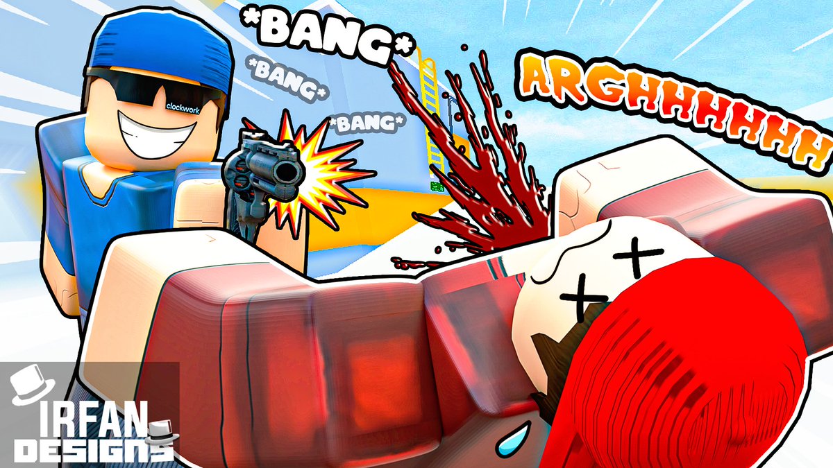 IrfanDesigns's tweet image. Practice YouTube Thumbnail "Arsenal" #2 

Tried doing cartoony style, used some of Flamingo's thumbnail as a reference.

❤️🔁are super appreciated! 😁
#Roblox | #RobloxDev | #RobloxGFX