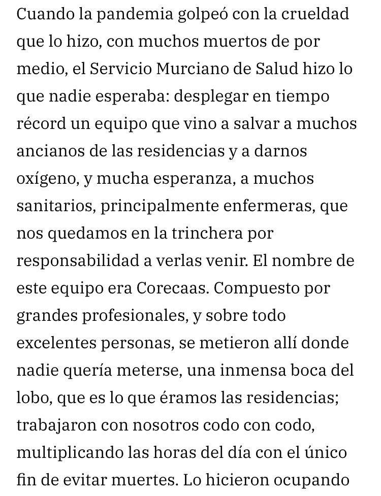 AbelNovoa's tweet photo. Gracias a @Carmelo_Gomez1 x su reconocimiento d la labor de #CORECAAS El ha sido un aliado incansable. Desde luego hay preocupación en el sector sobre qué va a pasar ahora con las imprescindibles mejoras q necesita la atención sanitaria en las residencias
https://t.co/RGt1ho7aXA https://t.co/ZCkU2CrQZo