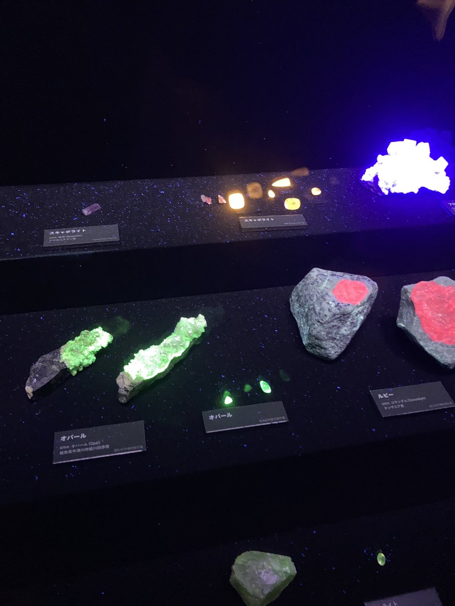 SA_RRY's tweet photo. 上野の宝石展
光る石、とても光って楽しい✨ https://t.co/DdXCV7GLgl