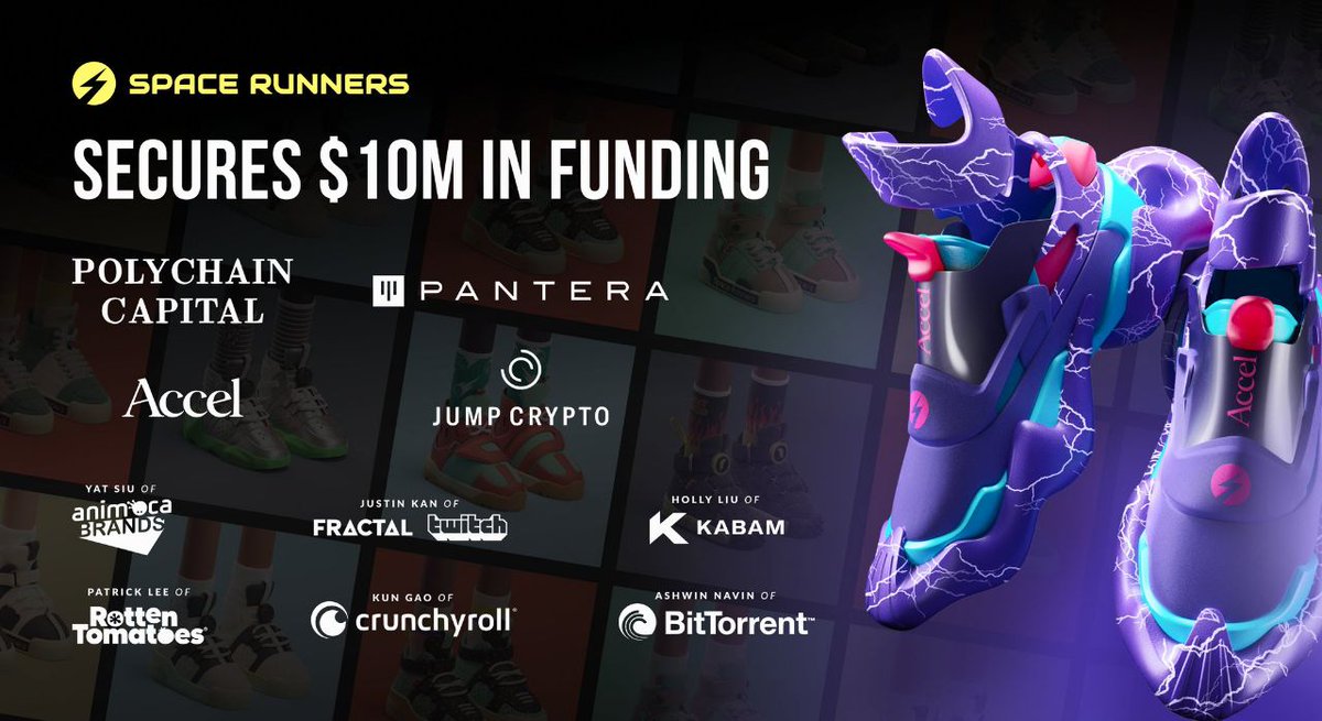 CryptoXact | AR (@airdroprampage) on Twitter photo Space Runners is the first Metaverse Fashion brand in the form of NFTs.Over $10M secure funding from trusted brands & collection with artists.
#RUN_follow_RUN #Solana #MetaverseFashion
📋 Posted By chetsbro#8378
📨 Twitter <a href="/SpaceRunnersNFT/">Space Runners (ABLO)</a> | 🎮 Discord discord.gg/spacerunners Space Runners is the first Metaverse Fashion brand in the form of NFTs.Over $10M secure funding from trusted brands & collection with artists.
#RUN_follow_RUN #Solana #MetaverseFashion
📋 Posted By chetsbro#8378
📨 Twitter <a href="/SpaceRunnersNFT/">Space Runners (ABLO)</a> | 🎮 Discord discord.gg/spacerunners