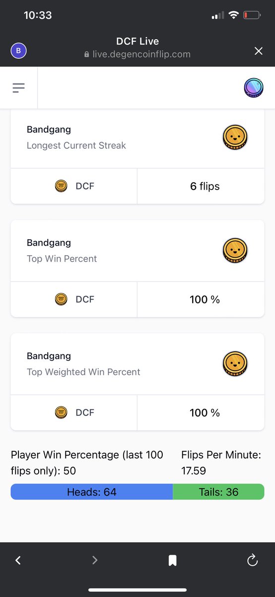 calebdurphy1's tweet photo. @degencoinflip  first time on the leader board trying to get these raffle entries 🎊🎉 a great night https://t.co/NIXdZUDCLO