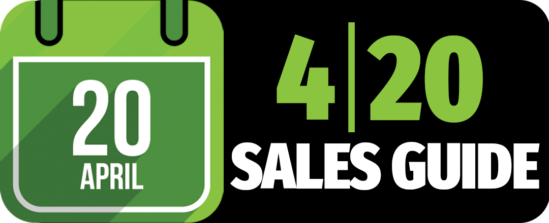 420CouponCode's tweet photo. The 420 Sales Guide (2022 Complete) is live.  We expertly curate the biggest coupon codes of the 4/20 sales season.  Huge deals on Vaporizers, CBD, Seeds, Glass, Delta-8, Shrooms, Edibles, Dabbing Gear, Growing Equipment &amp; more!
https://t.co/abWDJOvjm2 https://t.co/s5phmsdsbz