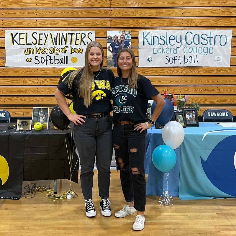 Newsome softball standouts Kelsey Winters and Kinsley Castro will play at the next level after officially signing with their future schools on March 9. . . .

ospreyobserver.com/2022/04/newsom…