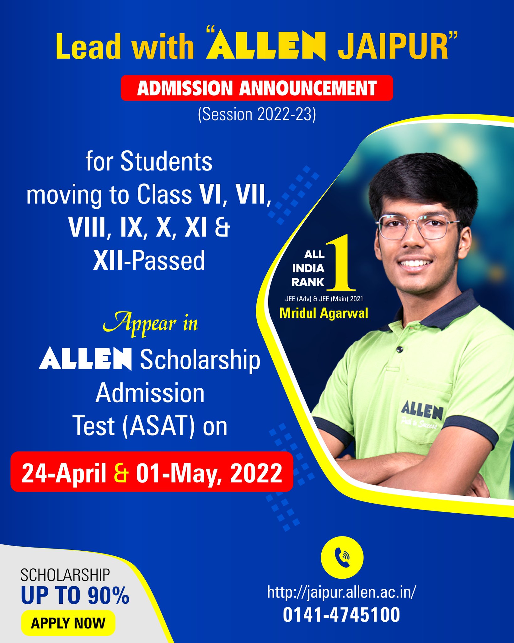 ALLEN Jaipur on Twitter "📢Start your SUCCESS journey with ALLEN Jaipur