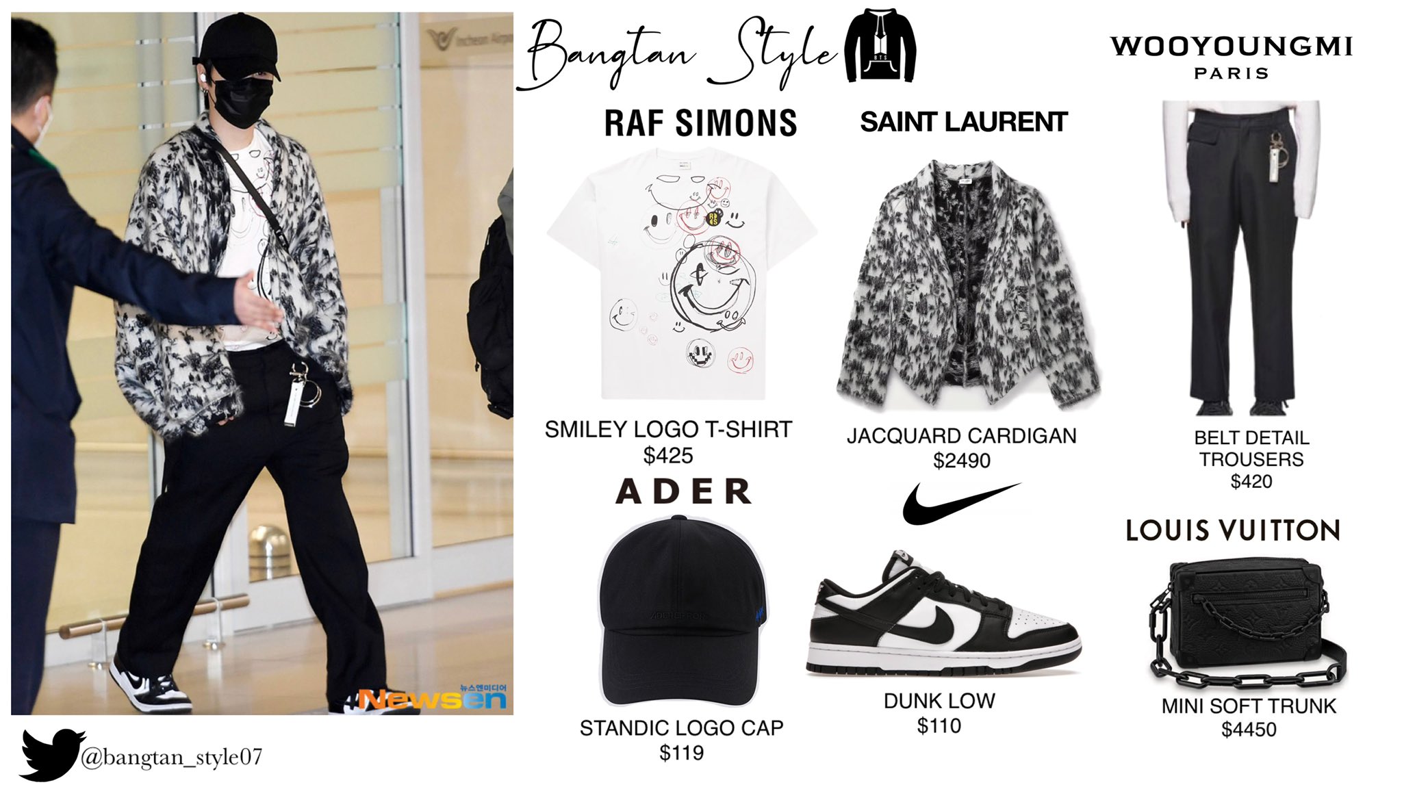 Bangtan Style⁷ (slow) on X: Some of the bags, shoes and