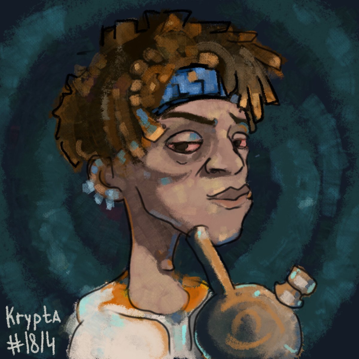 Krypta14's tweet photo. My fan art for @TheStonersOnSol 

@LitEnzoo @economist https://t.co/HmJFomlCbh