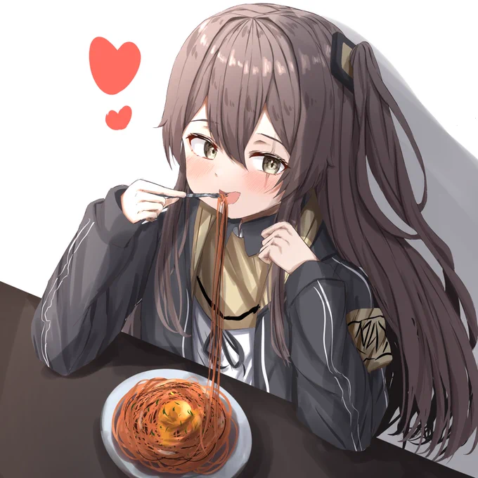 いっぱい食べる君が好き
#ump45
#ドルフロ
#少女前線 