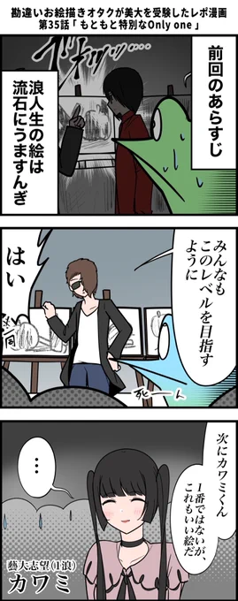 勘違いお絵描きオタクが美大を受験したレポ漫画 その35 
