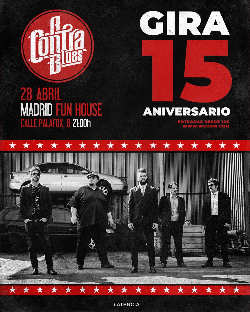 Madrid! Ready for the show? El 28 nos veremos en el Fun House.
Link a entradas: bit.ly/3uXSJW0
Vamos con todo! #acontrablues #acb #15años #15aniversario #15years #celebración #celebration #funhouse #madrid #rockandroll #rock #daleduro #latencia #gig #concierto #concert