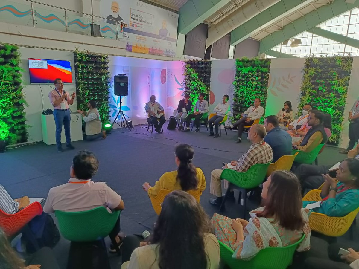 Kunal Kumar, Joint Secretary and Mission Director, Smart Cities Mission spoke about the CITIIS program that assists Indian cities in implementing integrated, innovation driven and sustainable projects #missiontomovement #AmritMahotsav #MOHUA #NIUA #CCUBE #c3actions