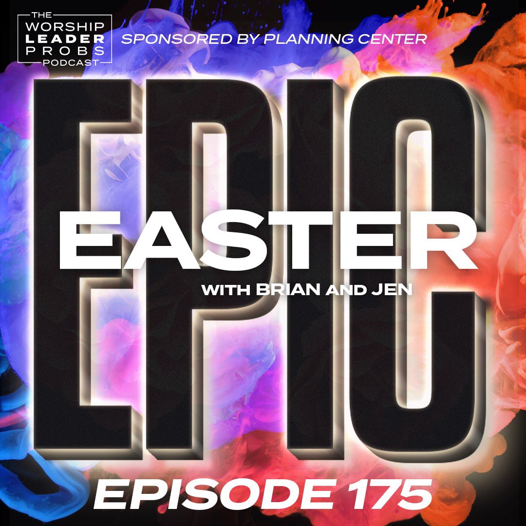 WrshpLdrPrbs's tweet photo. Ep 175 • EPIC Easter • Sponsored by @PlanningCenter > The BEST!
• LINK for Apple Podcasts, Spotify, WLP Online Store & more: https://t.co/8TL2nupTXO
Find Us On Any Podcast Platform
#worshipleaderprobs #worshipleader #churchproduction #raisedtostay #worshipteam https://t.co/1QXg9iQtEI