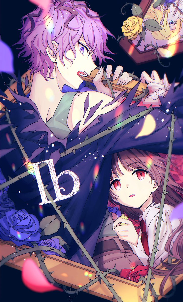 ギャリー(ib) ,イヴ(Ib) ,メアリー(Ib) 「ib!!!!! 」|夏ハルのイラスト