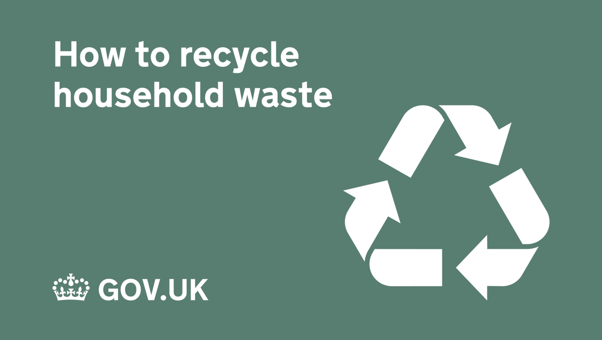 How to recycle household waste.