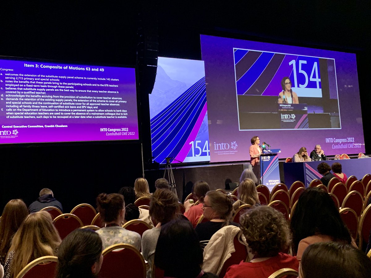 Liz Gaire representing Craobh Chualann by seconding our composite motion with the CEC. Well done Liz ! #INTOCongress2022