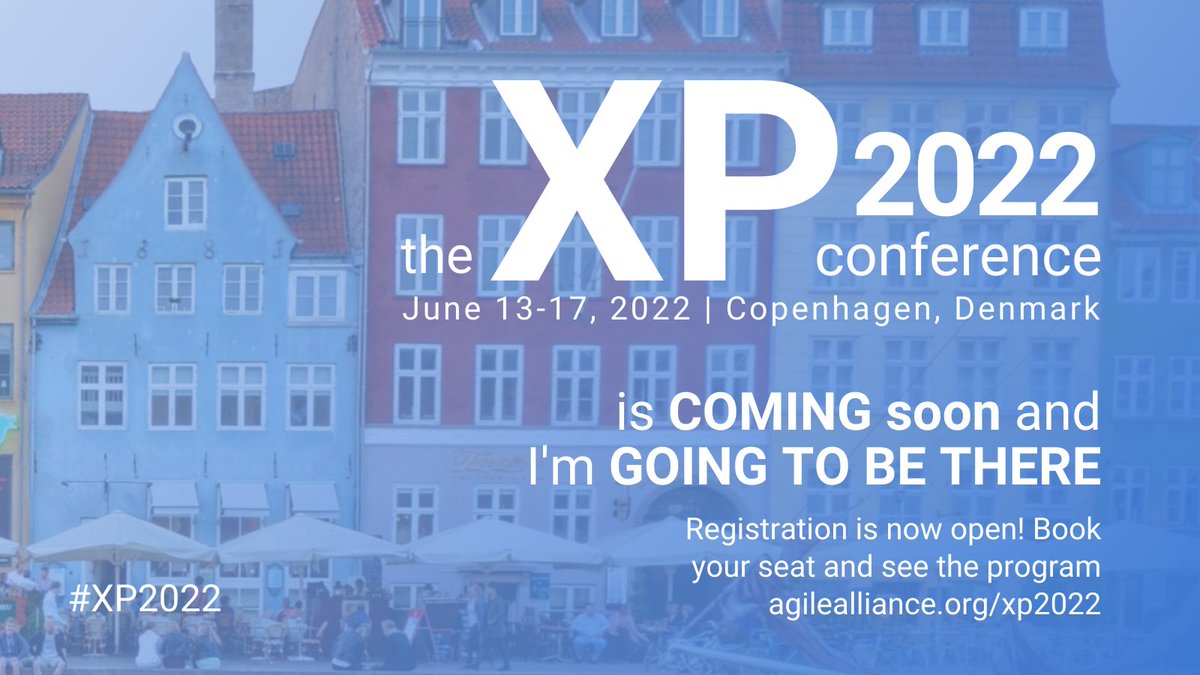 non-virtual conference! #XP2022