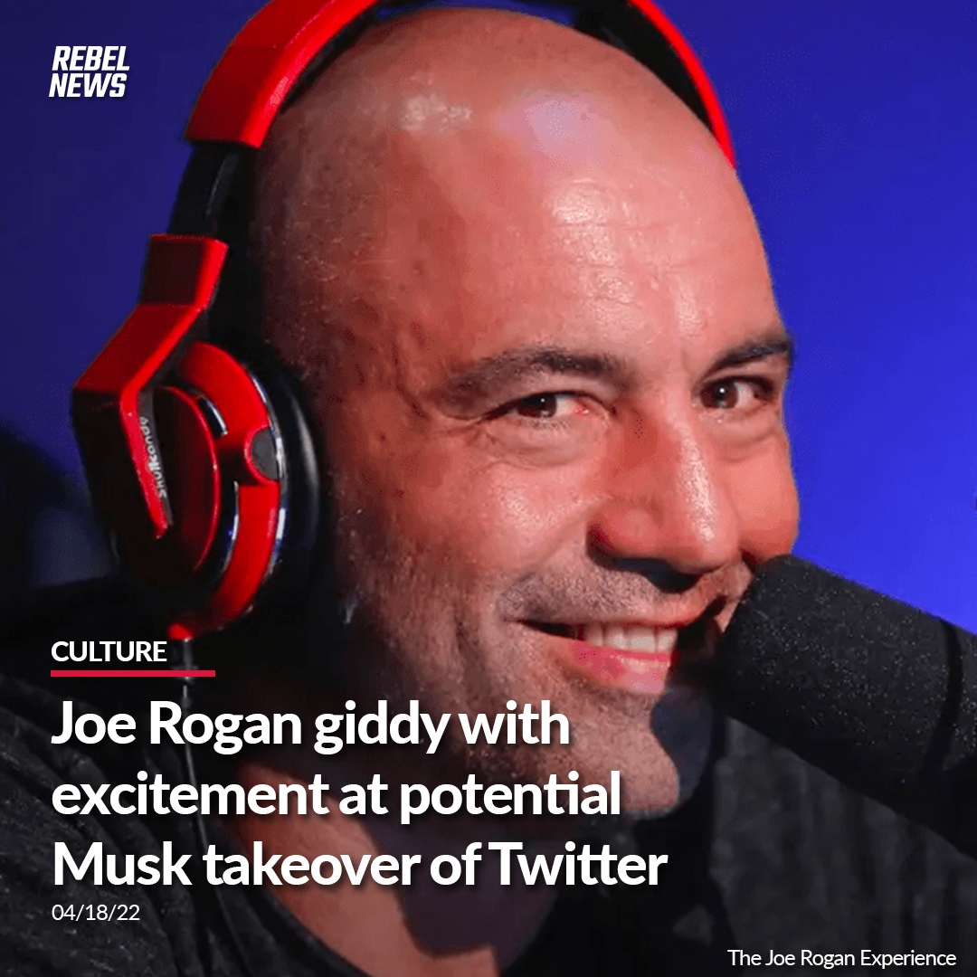 Popular podcast host Joe Rogan shared his excitement at the prospect of Elon Musk’s potential purchasing of Twitter, and why society looks to “powerful leaders,” like the Tesla and SpaceX founder for guidance.

MORE: rebelne.ws/3vvd2ds
